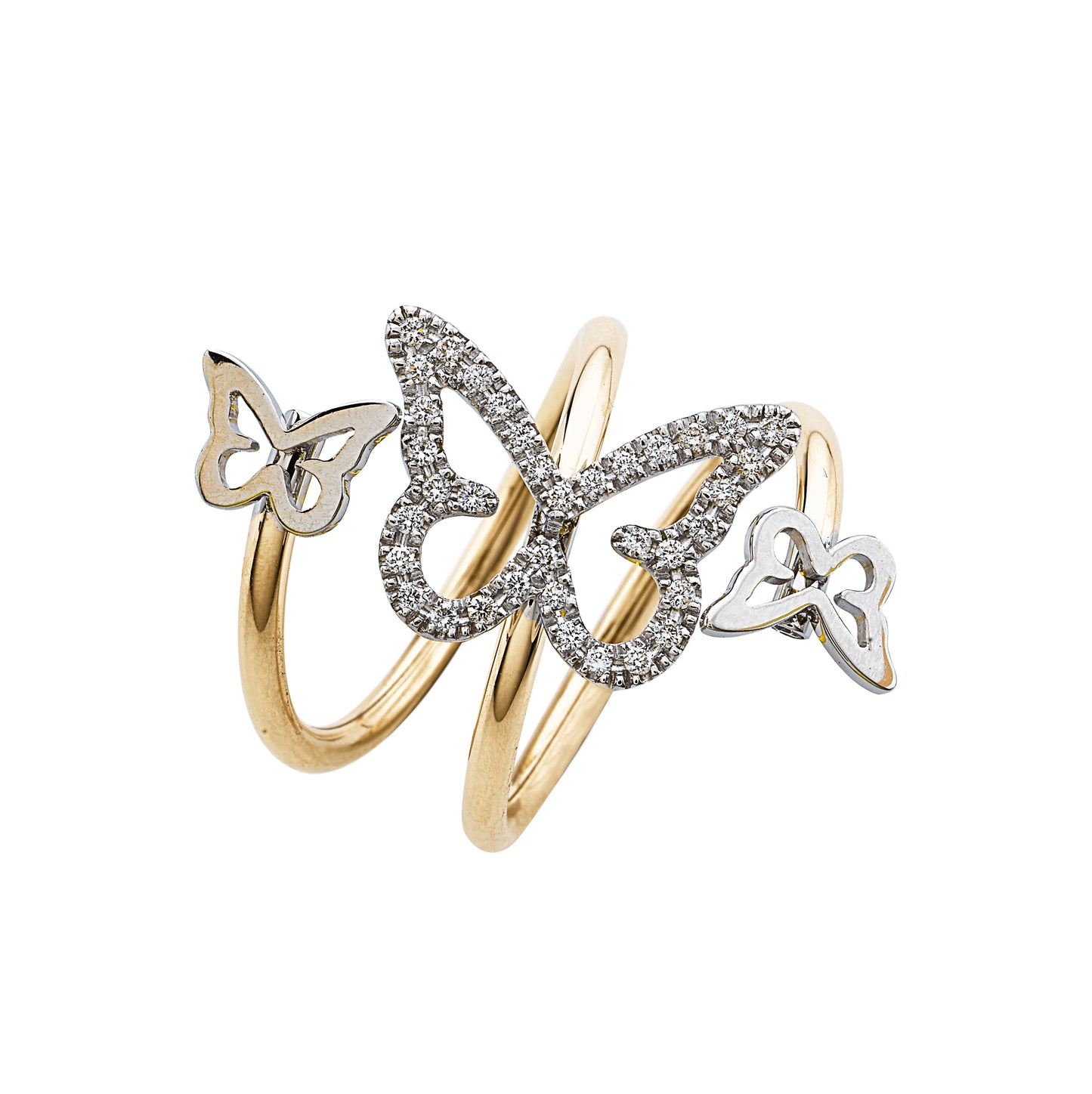 Anello Butterfly Spring Double Round
