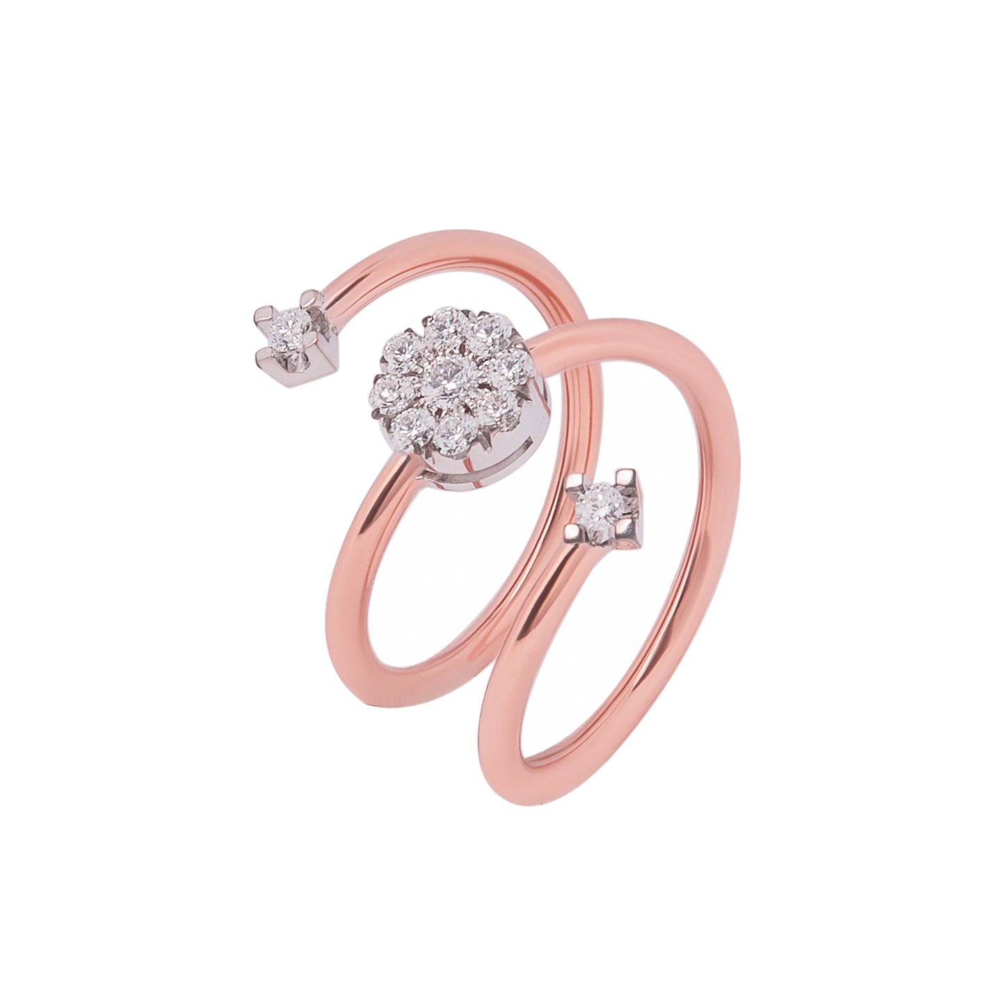 Anello Hortensia Spring Double Round