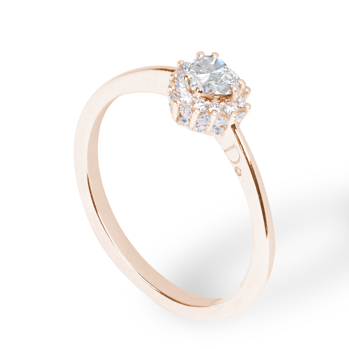 Anello Cuore - Diamante