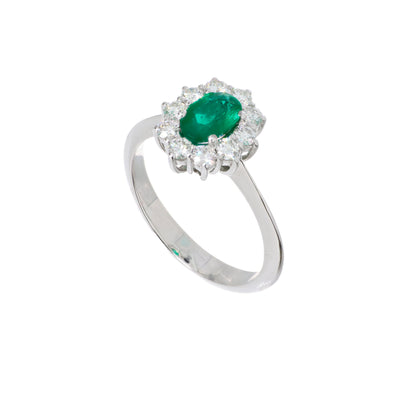 Anello Basket Smeraldo