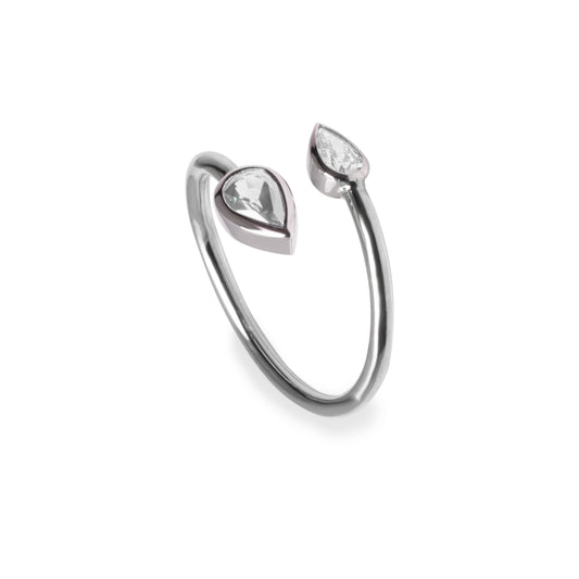 Anello Goccia Diamante