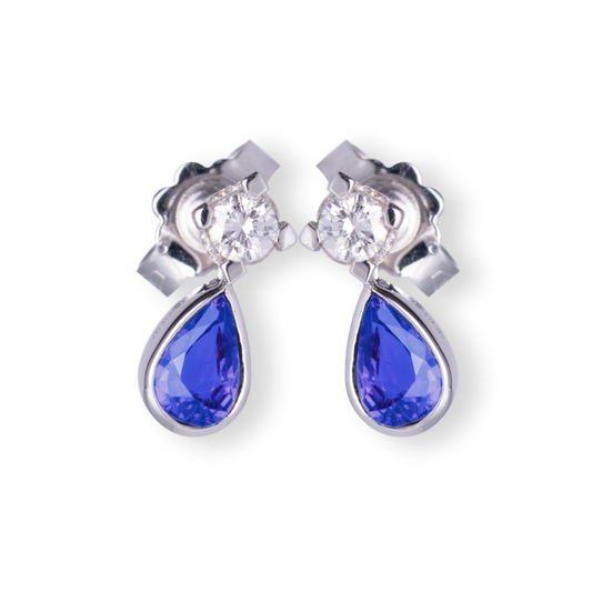 Orecchini Goccia Zaffiro